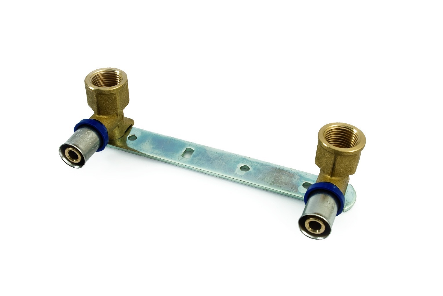 MATHERM Press Montageeinheit mit 2 Armaturwinkel  16 x 2